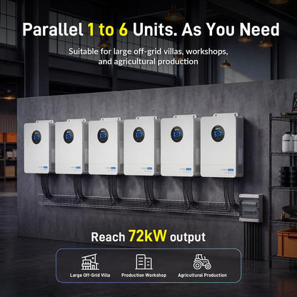 VoltGuard - 12000W 48V All-in-One Solar Inverter